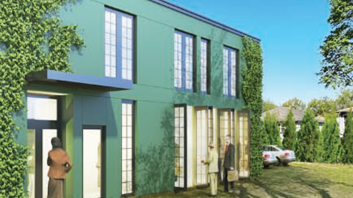 Architectural rendering of the proposed church hall
